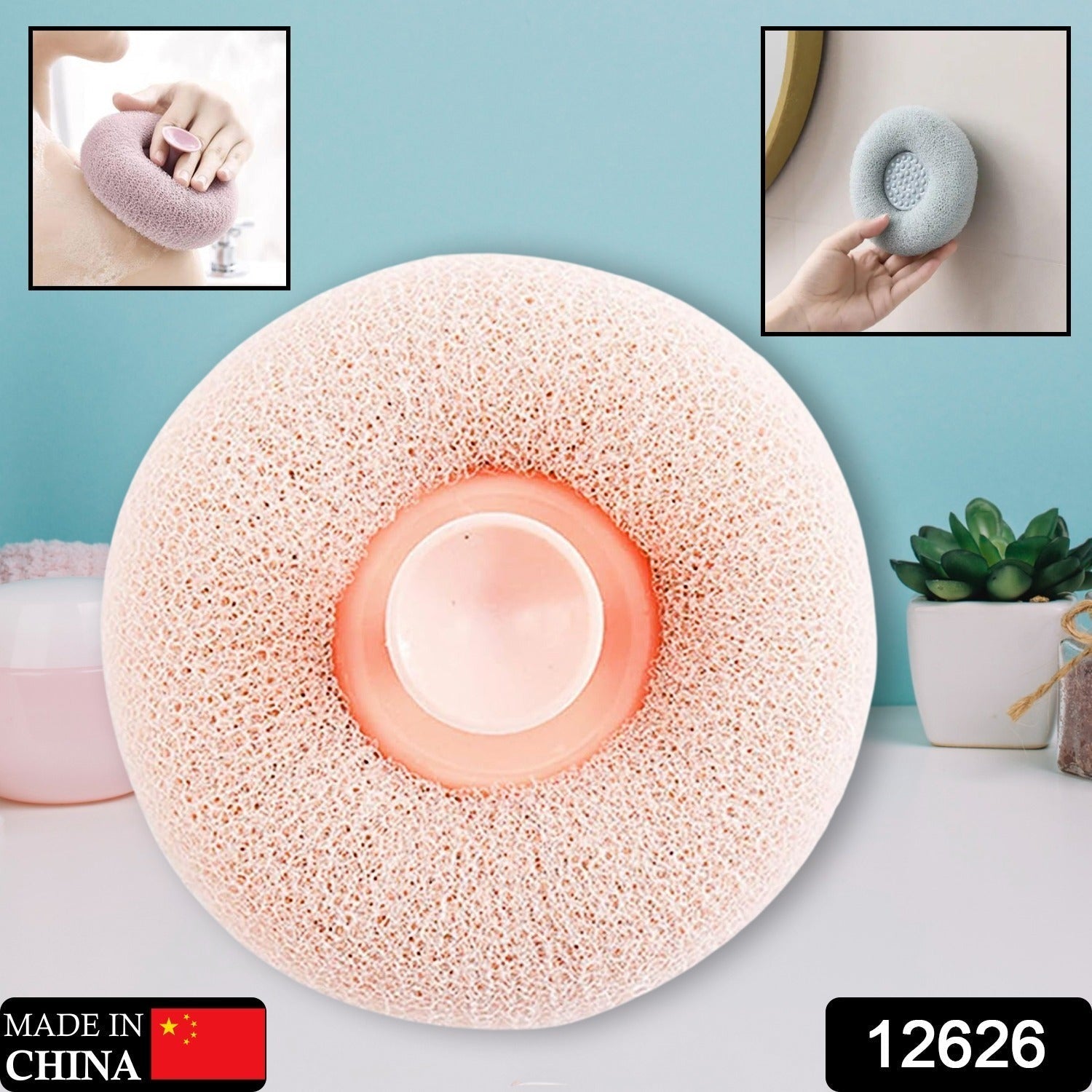 Super Soft Bath Sponge Flower Suction Cup Bath Sponges for Shower Women Men Foam Loofah Sponge Exfoliating Bath Sponge Body Washer Reusable loofah Massage Bath (1 pc) Super Soft Bath Sponge Flower Suction Cup Bath Sponges for Shower Women Men Foam Loofah Sponge Exfoliating Bath Sponge Body Washer Reusable loofah Massage Bath (1 pc)